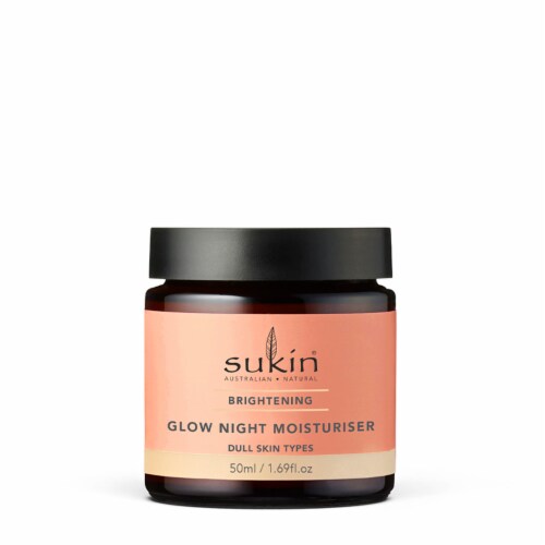 Sukin® Brightening Glow Night Moisturizer Perspective: front