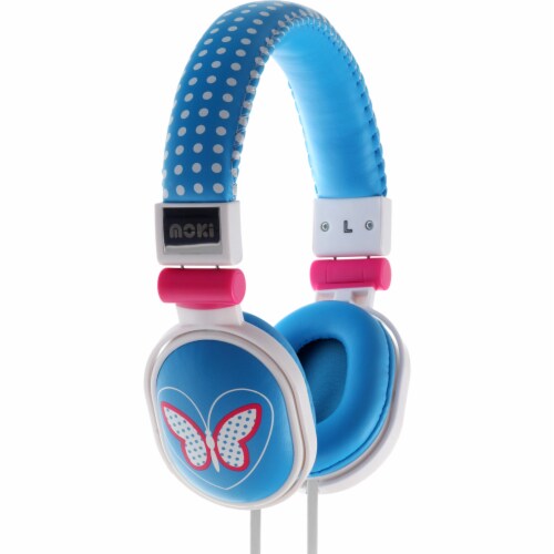 Moki Popper Butterfly Soft Headphones Perspective: front