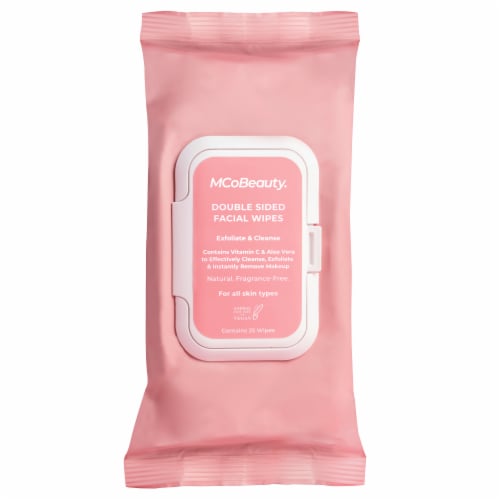 MCoBeauty Double-Sided Everyday Face Wipes Perspective: front