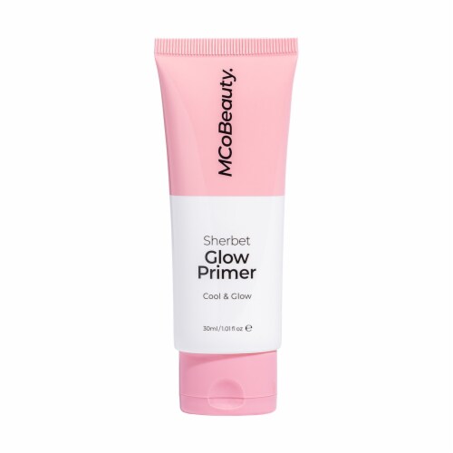 MCoBeauty Cooling Sherbet Primer Hydrates Preps Skin + Minimizes Pores For Makeup Application Perspective: front