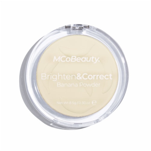 MCoBeauty Banana Setting Powder Pressed Powder Brighten + Correct Matte Finish – Universal Shade Perspective: front
