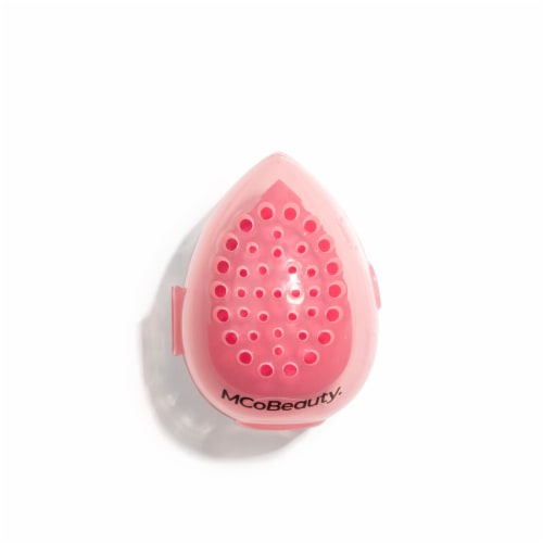 MCoBeauty Magic Makeup Blender for Flawless Airbrushed Skin with Hard Case - Pink Perspective: front