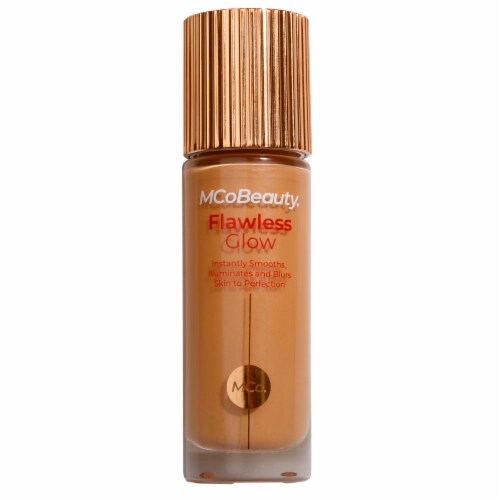 MCoBeauty Flawless Glow Luminous Filter Foundation, Filter-like Dewy Finish – 5 Natural Medium, 1.01 fl oz