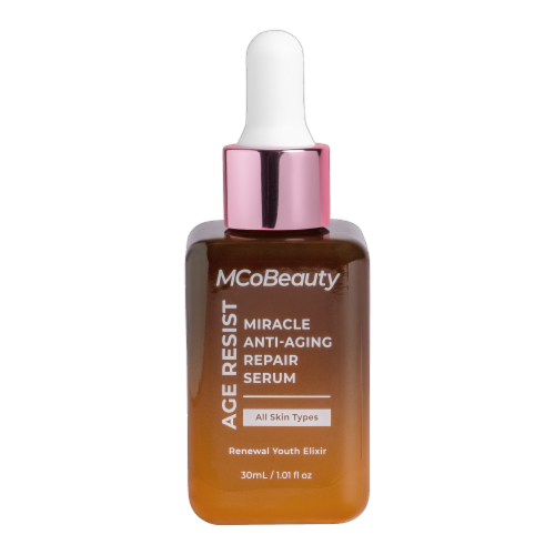 MCoBeauty Age Resist Miracle Anti-Aging Repair Facial Serum For All Skin Types Perspective: front