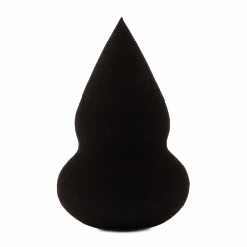MCoBeauty Precision Blending Makeup Sponge Contoured Design for Versatile Application - Black Perspective: front