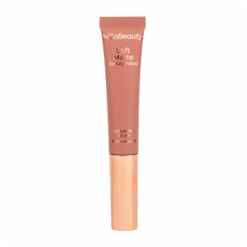 MCoBeauty Soft Matte Liquid Blush Beauty Wand Lightweight + Natural Finish - Amaretto Perspective: front