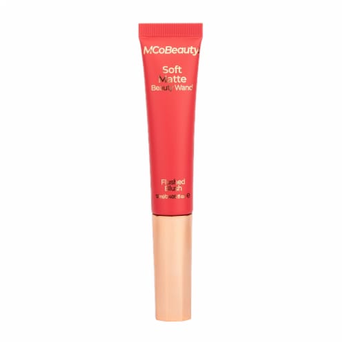 MCoBeauty Soft Matte Liquid Blush Beauty Wand Lightweight + Natural Finish - Flushed Perspective: front