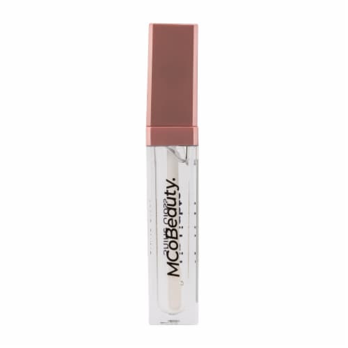 MCoBeauty Lip Lights Shine Lip Gloss with Bulit in Mirror + LED Light - Clear Perspective: front