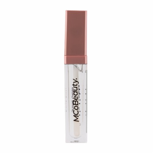MCoBeauty Lip Lights Shine Lip Gloss with Bulit in Mirror + LED Light - Clear Perspective: front