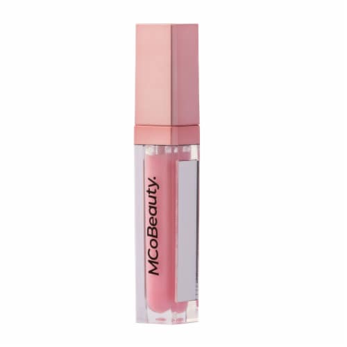 MCoBeauty Lip Lights Shine Lip Gloss with Bulit in Mirror + LED Light - Marshmallow Perspective: front