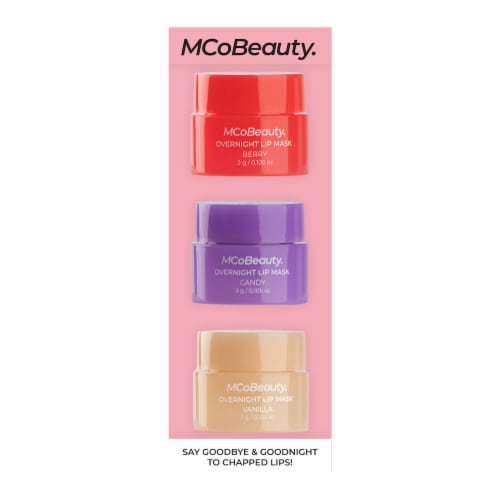 MCoBeauty Overnight Lip Mask Deluxe Trio Perspective: front