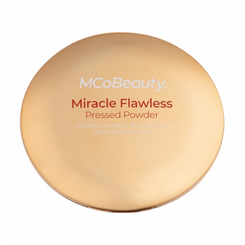 MCoBeauty Miracle Flawless Pressed Powder Instantly Smooths & Blurs - Translucent Perspective: front