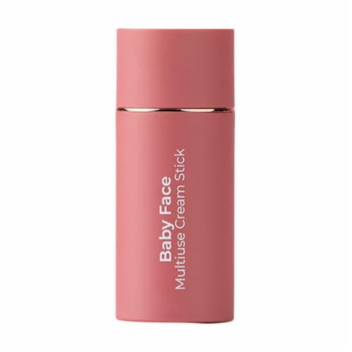 MCoBeauty Baby Face Cream Blush Cream Stick Multiuse + Ultra Buildable - Peony Rose Perspective: front