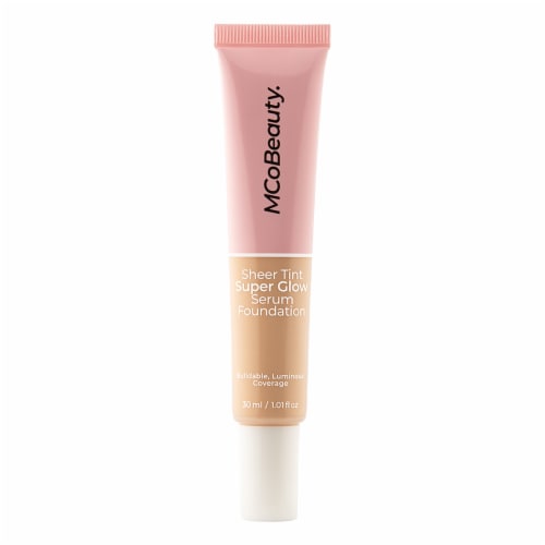 MCoBeauty Super Glow Serum Foundation Sheer Tint Natural + Buildable Coverage 0.5-2 Very Light Perspective: front