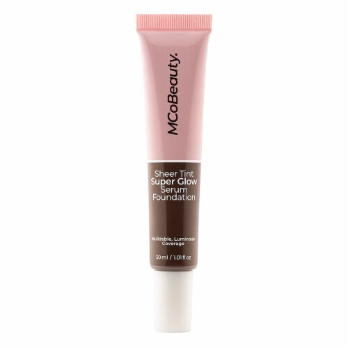 MCoBeauty Super Glow Sheer Tint Serum Foundation - 10-12 Deep Perspective: front