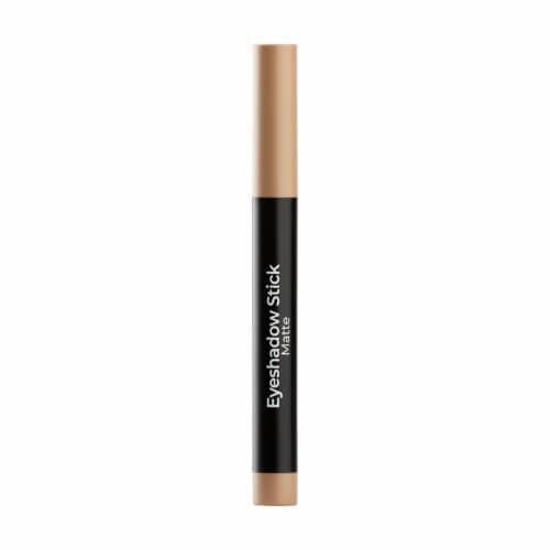 MCoBeauty Matte Eyeshadow Stick Highly Pigmented with Built-in Sharpener – Matte Carmel Perspective: front