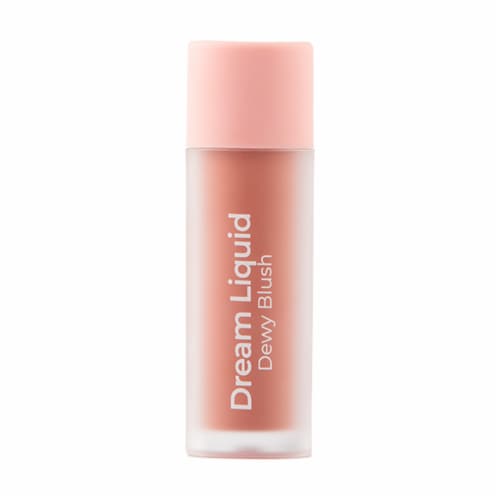 MCoBeauty Dream Liquid Dewy Blush Lightweight and Silky Liquid Formula - True Rose Perspective: front