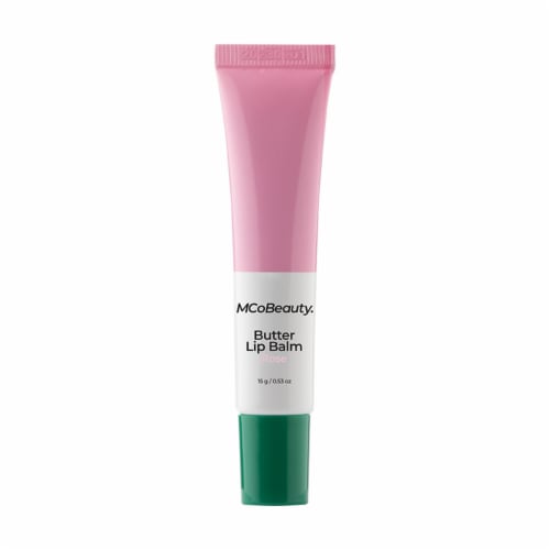 MCoBeauty Butter Lip Balm Instantly Hydrating - Rose Perspective: front