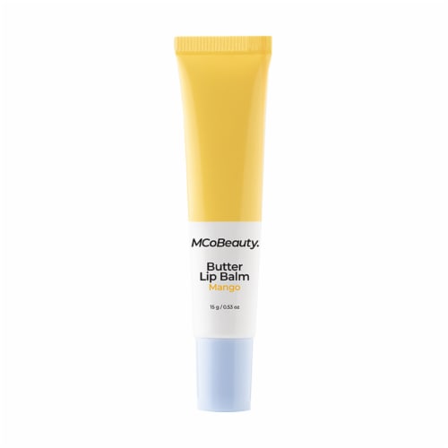 MCoBeauty® Mango Butter Lip Balm Perspective: front