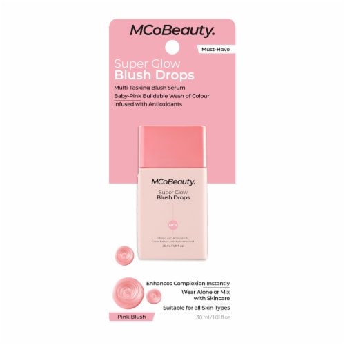 MCoBeauty® Super Glow Blush Drops - Blush Pink Perspective: front