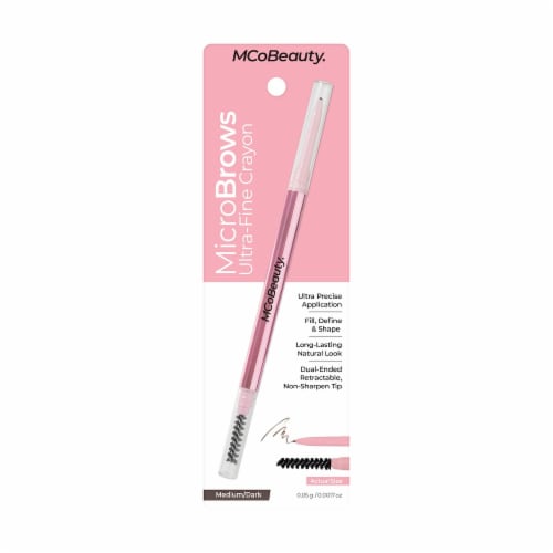 MCoBeauty® Micro Brows Ultra-Fine Crayon - Medium/Dark Perspective: front