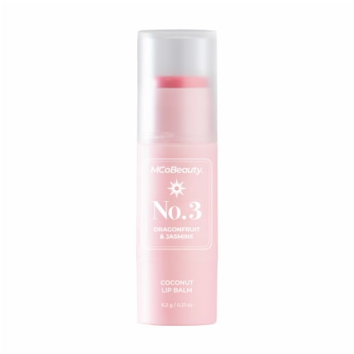 MCoBeauty® Coconut Lip Balm - No. 3 Dragofruit & Jasmine Perspective: front
