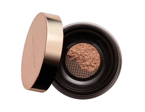 Nude by Nature Radiant Loose Powder Foundation - N7 Warm Nude Perspective: front