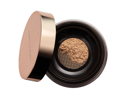 Nude by Nature Radiant Loose Powder Foundation - W6 Desert Beige Perspective: front