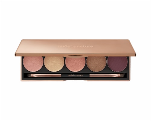 Nude by Nature Natural Illusion Eye Palette - 02 Soft Rose Perspective: front