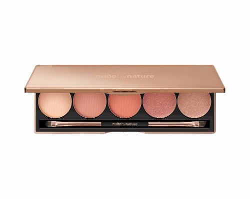 Nude by Nature Natural Illusion Eye Palette - 03 Peach Perspective: front