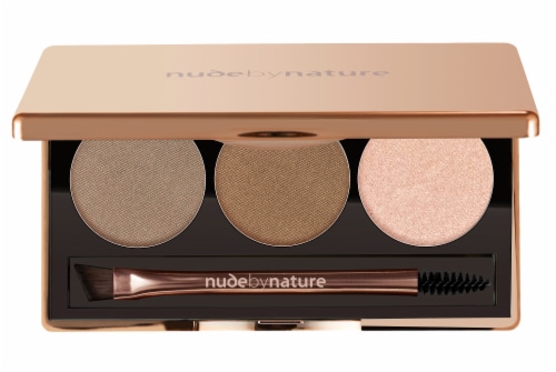 Nude by Nature Natural Definition Brow Palette - 01 Blonde Perspective: front