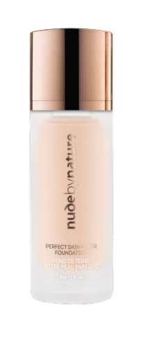 Nude by Nature Perfect Skin Filter Foundation - C1 Porcelain Perspective: front