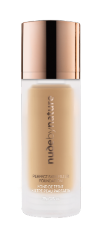 Nude by Nature Perfect Skin Filter Foundation - W9 Golden Amber Perspective: front