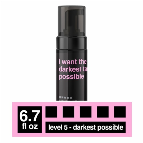b.tan® I Want the Darkest Tan Possible Self Tan Mousse Perspective: front