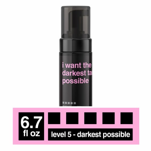 b.tan® I Want the Darkest Tan Possible Self Tan Mousse Perspective: front