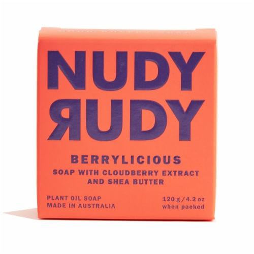NUDY RUDY Berrylicious Soap Bar Perspective: front