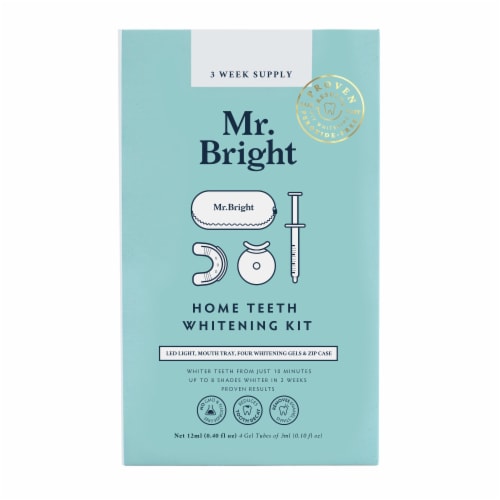 Kroger Mr Bright Home Teeth Whitening Kit With Zip Case 1 Ct