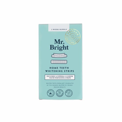 Mr. Bright Teeth Whitening Strips Perspective: front