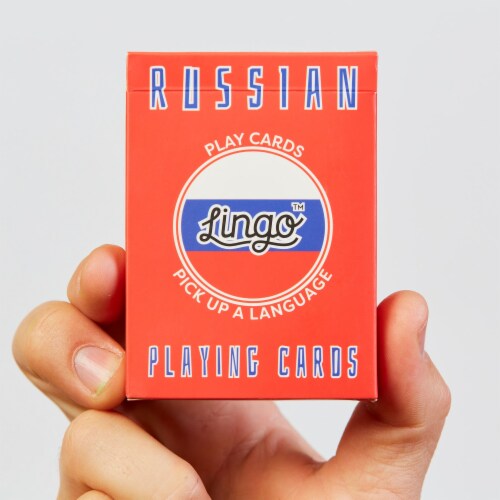 Russian Language Learning Playing Cards, 1 unit/ 1 count - Foods Co.