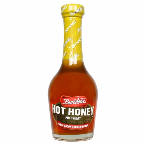 Bunsters Australian Hot Honey Mild Heat Pizza Bacon Chicken Gluten Free 11 Ounce Perspective: front