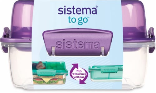 Sistema® To Go™ Stackable Square Lunch Box, 1 ct - Fry's Food Stores