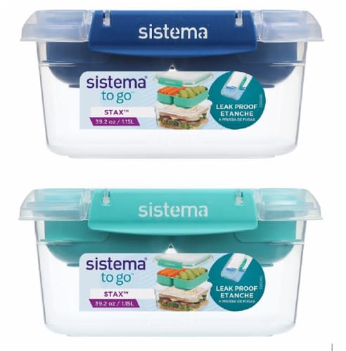Sistema® To Go™ Stax™ Food Container Perspective: front