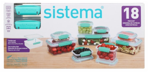 Sistema sistema 11.8 ounce small split storage container (colors may vary)