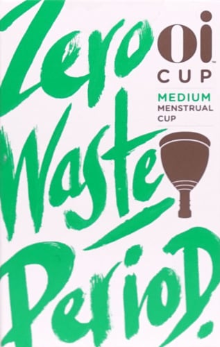 Oi Organic Initiative Medium Menstrual Cup Perspective: front