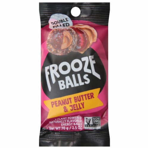 Frooze Balls Peanut Butter & Jelly Energy Balls Perspective: front
