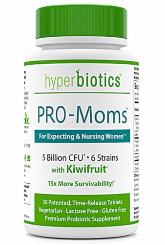Hyperbiotics PRO Moms Probiotic Tablets Perspective: front