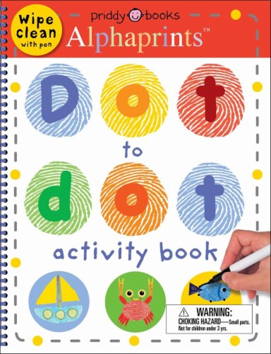 Alphaprints Dot to Dot Activity Book by Priddy Perspective: front