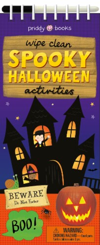 Spooky Halloween Wipe Clean Activity Book by Priddy Books Perspective: front