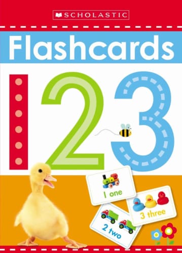 1 2 3 Write and Wipe Flashcards by Scholastic Perspective: front