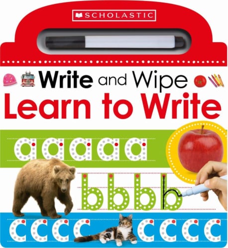 Write and Wipe Learn to Write Board Book by Scholastic Perspective: front